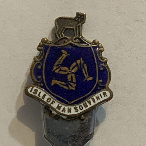 Isle of Man Souvenir Crest Emblem Collectable Souvenir Spoon AO