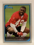 #181 Bernard Pollard Rookie Kansas City Chiefs 2006 Bowman Football Card NFL