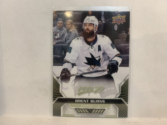 #59 Brent Burns San Jose Sharks 2020-21 Upper Deck MVP Hockey Card ML