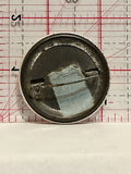 Black Rose Heart Barb Wire Button Pinback