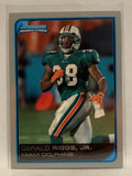 #192 Gerald Riggs Jr Rookie Miami Dolphins 2006 Bowman Football Card NFL