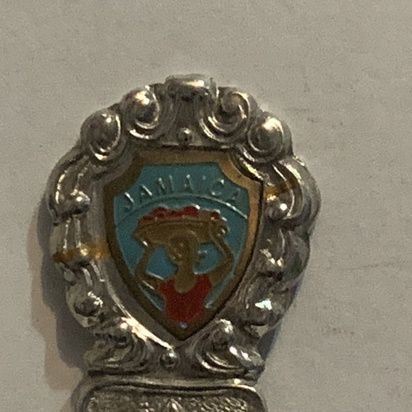 Jamiaca Women Carrying Basket Collectable Souvenir Spoon AP