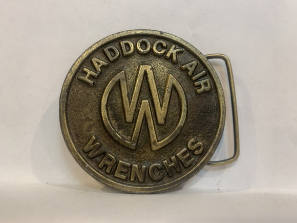 Haddock Air Wrenches Logo Belt Buckle AA