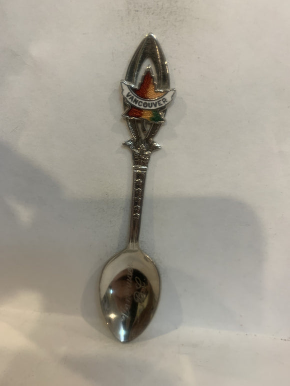 Vancouver BC Maple Leaf Souvenir Spoon