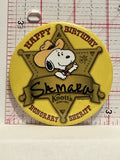 Knott's Berry Farm Happy Birthday Snoopy Honorary Sheriff Button Pinback