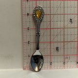January Carnation Flowers Collectable Souvenir Spoon AP