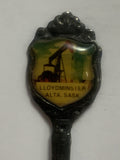 Lloydminster Alberta Saskatchewan Souvenir Spoon