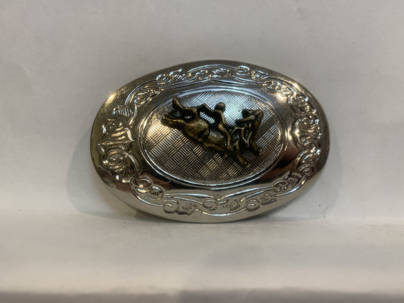 Bull Riding Rodeo Belt Buckle AA