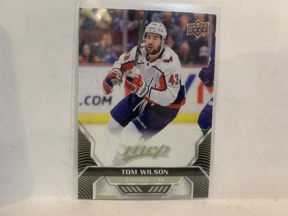 #75 Tom Wilson Washington Capitals 2020-21 Upper Deck MVP Hockey Card ML