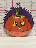 Trick or Treat Halloween Pumpkin Button Pinback