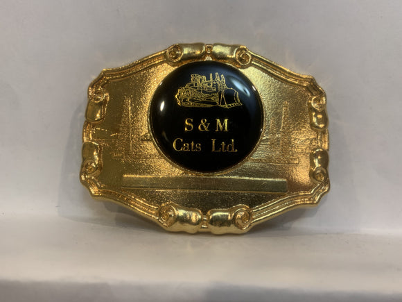 S & M Cats Ltd Logo Belt Buckle AA