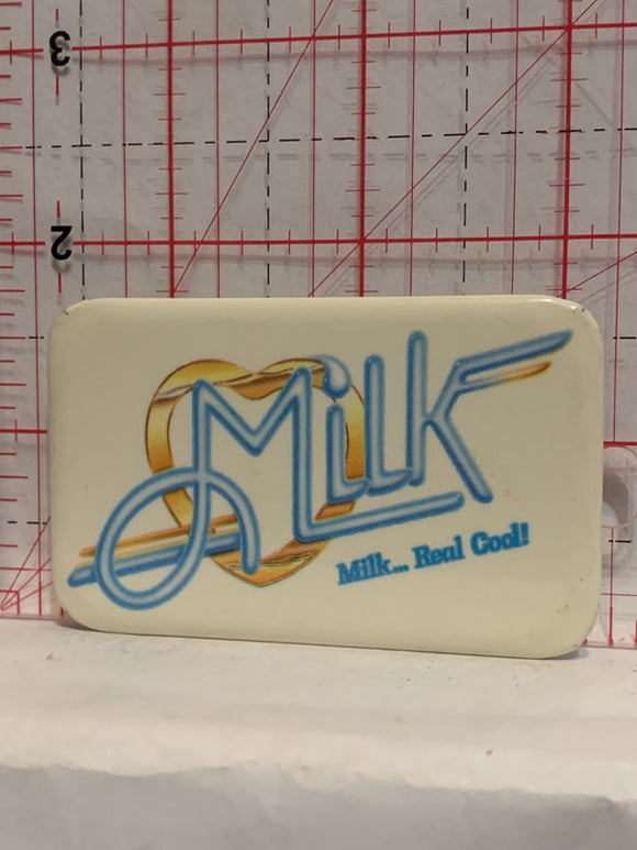 MILK Milk Real Cool Ad Button Pinback