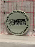 The United Church of Canada Newfoundland and Labrador Button Pinback