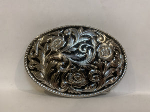 Flower Design Belt Buckle AA