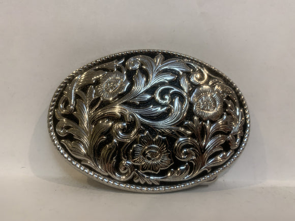 Flower Design Belt Buckle AA