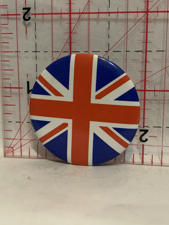 Great Britain Flag Button Pinback