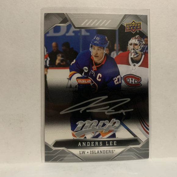 #116 Anders Lee Silver Scripts New York Islanders 2019-20 Upper Deck MVP Hockey Card KZ2