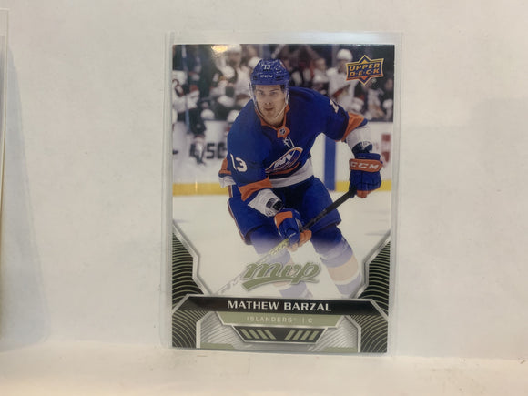 #173 Mathew Barzel New York Islanders 2020-21 Upper Deck MVP Hockey Card MM