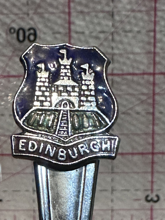 Edinburgh Scotland Castle Crest Emblem  Souvenir Spoon