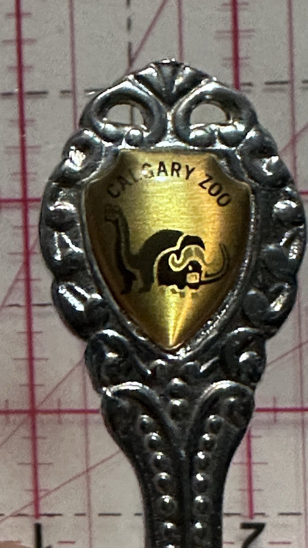 Calgary Zoo Dinosaur Musk Ox Alberta Alberta Souvenir Spoon