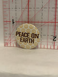 Peace on Earth Peace Signs Button Pinback