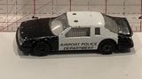 Black White Airport Police Department Buick Lesarre Stock Car Maisto Toy Diecast Car
