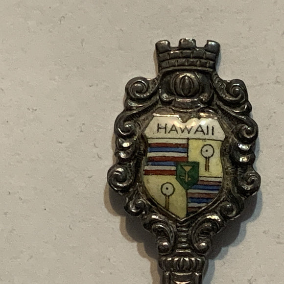 Hawaii Crest Emblem Shovel Collectable Souvenir Spoon AQ