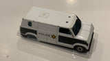 White Police Van Unbranded Toy Diecast Car