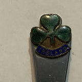 Ireland Clover Shovel Collectable Souvenir Spoon AQ