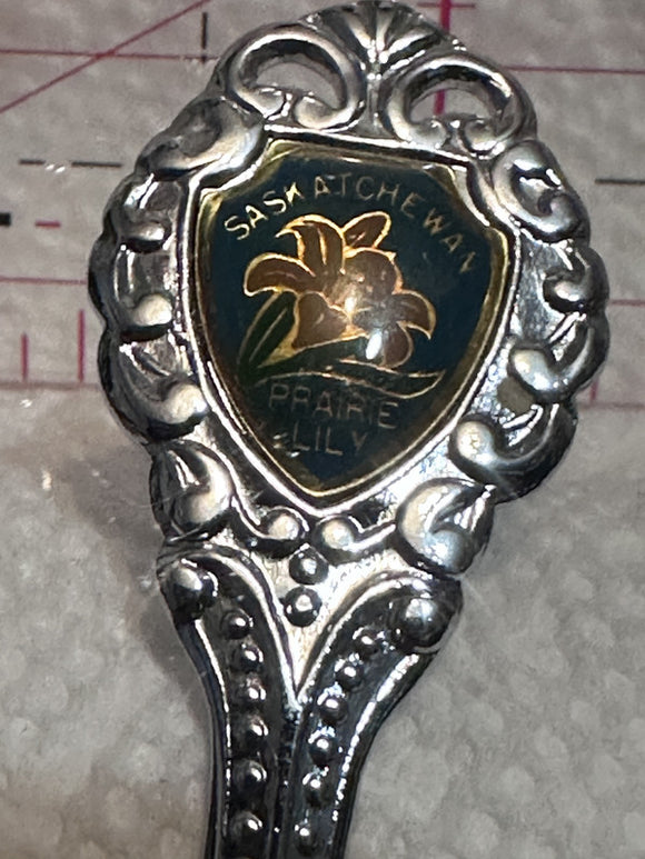 St Peter's Colony 1908 1978 Saskatchewan Prairie Lily  Souvenir Spoon