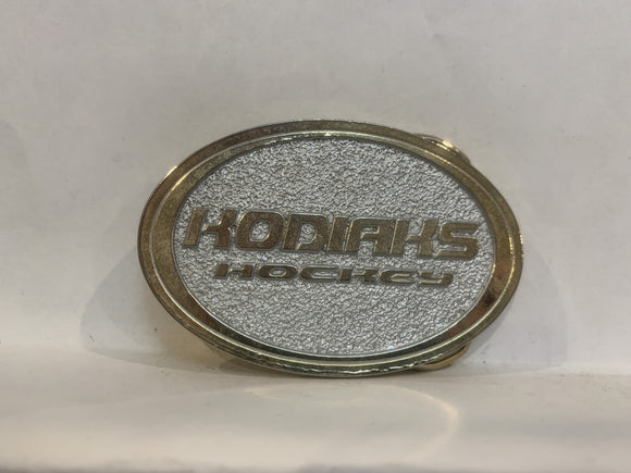 Kodiaks Hockey Belt Buckle AA