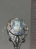 Edinburgh Scotland Crest Emblem Silverplated Europe Souvenir Spoon