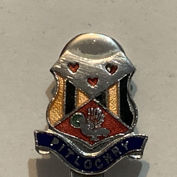 PitlochryCrest Emblem Scotland Collectable Souvenir Spoon AQ