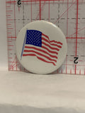American USA Flag Button Pinback