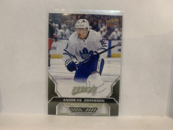 #120 Andreas Johnsson Toronto Maple Leafs 2020-21 Upper Deck MVP Hockey Card MN