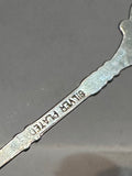 Edinburgh Scotland Crest Emblem Silverplated Europe Souvenir Spoon
