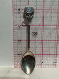 Edinburgh Scotland Crest Emblem Silverplated Europe Souvenir Spoon