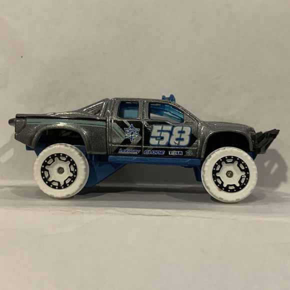 Grey BFD61 Truck ©2013 Hot Wheels Diecast Car FH