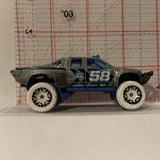 Grey BFD61 Truck ©2013 Hot Wheels Diecast Car FH