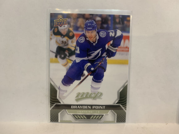 #91 Brayden Point Tampa Bay Lightning 2020-21 Upper Deck MVP Hockey Card MN