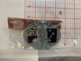 New Zealand Flag Cowboy Belt Buckle AA