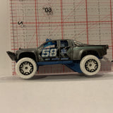 Grey BFD61 Truck ©2013 Hot Wheels Diecast Car FH