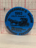 Threshermen's Show 1993 Seiors' Festival Yorkton SK Button Pinback