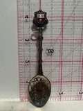 Southampton England Crest Emblem Silverplated WAPW Europe Souvenir Spoon