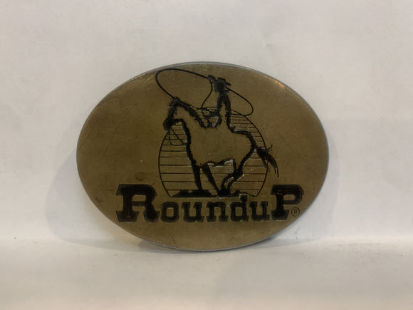Roundup Livestock Horse Belt Buckle AA
