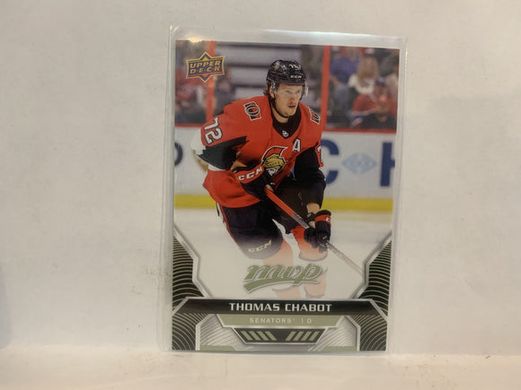 #142 Thomas Chabot Ottawa Senators 2020-21 Upper Deck MVP Hockey Card MN