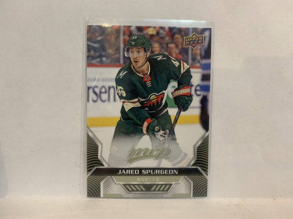 #77 Jared Spurgeon Minnesota Wlid 2020-21 Upper Deck MVP Hockey Card MN