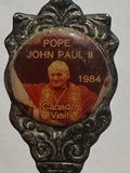 Pope John Paul II 1984 Canada Visit Oneida Silverplated Misc Souvenir Spoon