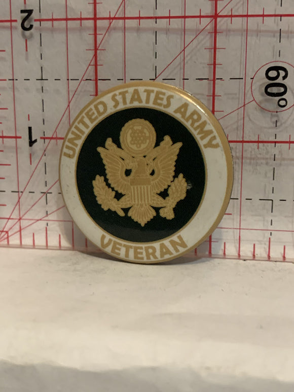 United States Army Vetern Button Pinback