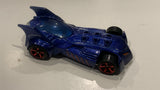 Blue Batmobile W4886 MB844 DC Comics Matchbox Toy Diecast Car